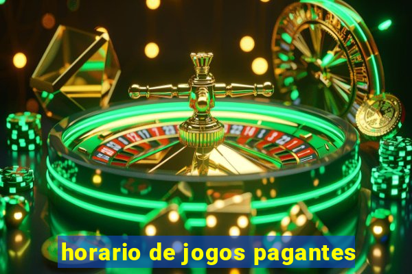 horario de jogos pagantes